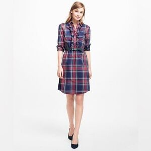 Brooks Brothers Plaid Print Dress